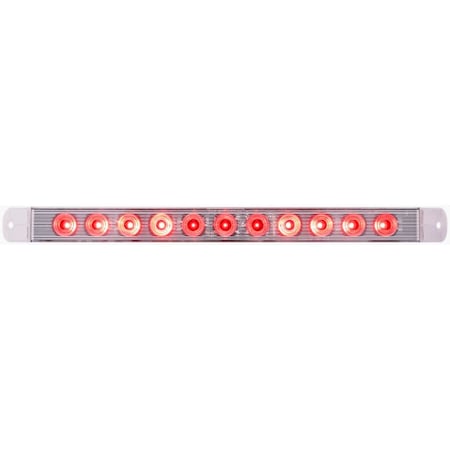 Optronics Clear Lens Red Stop/Turn/Tail Light, Hard Wired STL89RCB